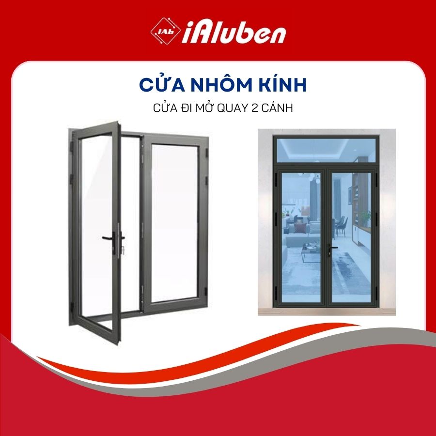 cua-di-mo-quay-2-canh-ialuben Cửa đi mở quay 2 cánh iAluben