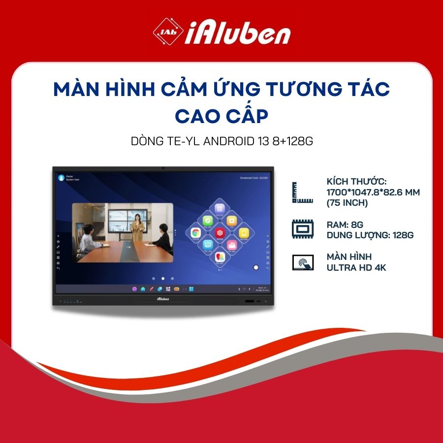 4 màn hình cảm ứng tương tác cao cấp iAluben